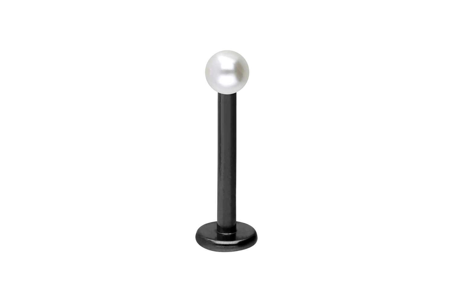 Chirurgenstahl Labret Piercing SYNTHETISCHE PERLE